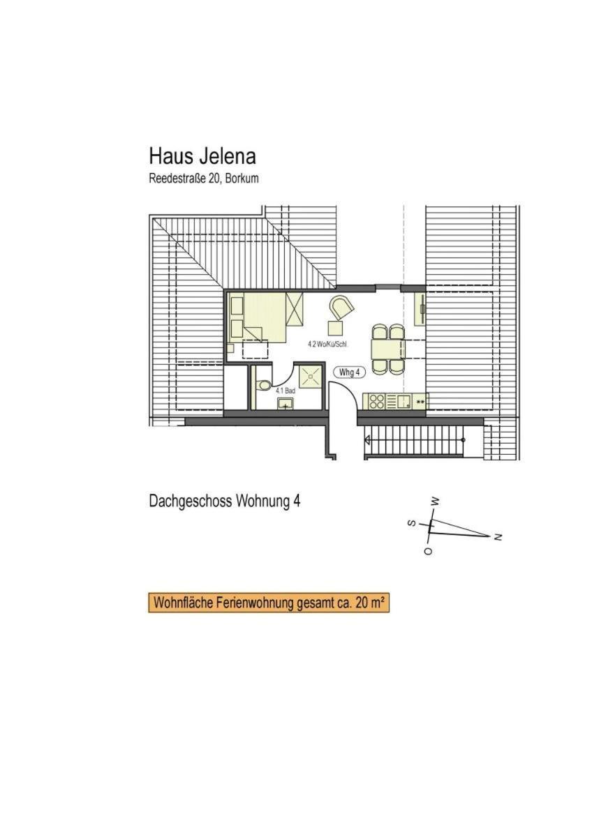 Haus Jelena Appartement 4 Borkum Exterior photo